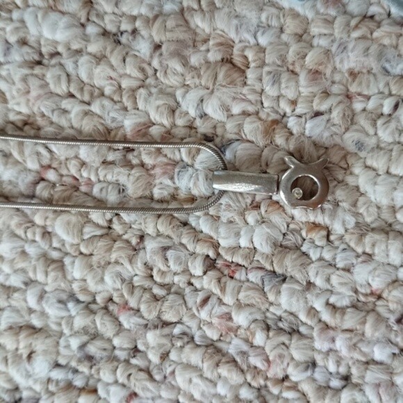 Clio Blue Fish Silver Necklace - Picture 6 of 9